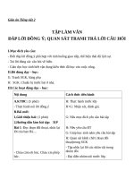 Giáo án Tiếng Việt 2 tuần 25 bài: Tập làm văn  Đáp lời đồng ý. Quan sát tranh, trả lời câu hỏi