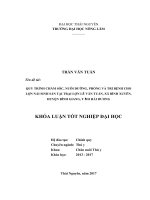 Quy trình chăm sóc, nuôi dưỡng, phòng và trị bệnh cho lợn nái sinh sản tại trại lợn lê văn tuấn, xã bình xuyên   huyện bình giang   tỉnh hải dương 