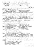 Đề khảo sát CL môn lịch sử năm 2019 trường THPT chuyên 
