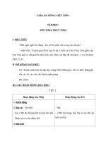 Giáo án Tiếng Việt 2 tuần 25 bài: Tập đọc  Sơn Tinh, Thủy Tinh