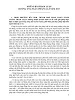 NHỮNG BÀI THAM LUẬN HƯỞNG ỨNG NGÀY PHÁP LUẬT NĂM 2017