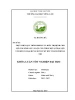 Thực hiện quy trình phòng và điều trị bệnh cho lợn nái sinh sản và lợn con theo mẹ, tại trại lợn tâm huệ xã đại hưng huyện mỹ đức thành phố hà nội 