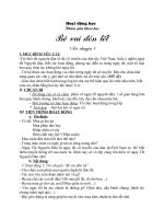 KPKH bé VUI đón tết lớp CHỒI