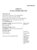 Giáo án Tiếng Việt 2 tuần 26 bài: Chính tả  Tập chép: Vì sao cá không biết nói? Phân biệt RDGI, ƯCƯT