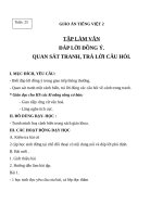 Giáo án Tiếng Việt 2 tuần 25 bài: Tập làm văn  Đáp lời đồng ý. Quan sát tranh, trả lời câu hỏi