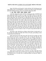 NHỮNG NỘI DUNG CƠ BẢN CỦA LUẬT QUỐC PHÒNG NĂM 2018