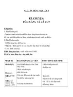 Giáo án Tiếng Việt 2 tuần 26 bài: Kể chuyện  Tôm Càng và Cá Con