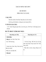 Giáo án Tiếng Việt 2 tuần 26 bài: Kể chuyện  Tôm Càng và Cá Con