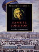 Greg clingham the cambridge companion to samuel johnson cambridge companions to literature  1997 