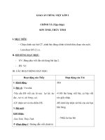 Giáo án Tiếng Việt 2 tuần 25 bài: Chính tả (Tập chép)  Sơn Tinh, Thủy Tinh. Phân biệt TRCH dấu hỏi dấu ngã