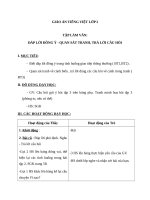 Giáo án Tiếng Việt 2 tuần 25 bài: Tập làm văn  Đáp lời đồng ý. Quan sát tranh, trả lời câu hỏi
