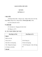 Giáo án Tiếng Việt 2 tuần 24 bài: Tập viết  Chữ hoa U, Ư