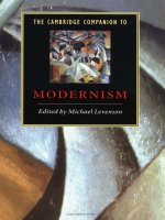 The cambridge companion to modernism 