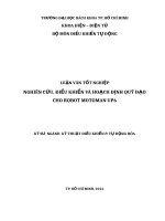 nghiên cứu, điều khiển và hoạch định quỹ đạo cho robot motoman up6 
