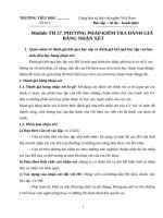 Module TH 27  PHƯƠNG PHÁP KIỂM TRA ĐÁNH GIÁ BẰNG NHẬN XÉT