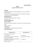 Giáo án Tiếng Việt 2 tuần 25 bài: Chính tả (Tập chép)  Sơn Tinh, Thủy Tinh. Phân biệt TRCH dấu hỏi dấu ngã