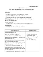 Giáo án Tiếng Việt 2 tuần 24 bài: Tập làm văn  Đáp lời phủ định, nghe trả lời câu hỏi