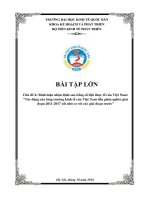 Bình luận nhận định sau bằng số liệu thực tế của việt nam “tác động của tăng trưởng kinh tế của việt nam đến giảm nghèo giai đoạn 2011 2017 rất nhỏ so với các giai đoạn trước” 