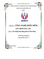 Xây dựng ứng dụng quản lý bán hàng 