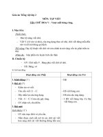 Giáo án Tiếng Việt 2 tuần 25 bài: Tập viết  Chữ hoa V