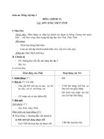 Giáo án Tiếng Việt 2 tuần 25 bài: Chính tả (Tập chép)  Sơn Tinh, Thủy Tinh. Phân biệt TRCH dấu hỏi dấu ngã