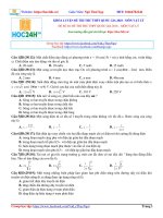 KHÓA LUYỆN ĐỀ THI THỬ THPT QUỐC GIA 2018 - MÔN VẬT LÝ ĐỀ SỐ 04: ĐỀ THI THỬ THPT QUỐC GIA 2018 – MÔN VẬT LÝ