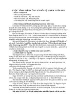 CUỘC TỔNG TIẾN CÔNG và nổi dậy mùa XUÂN 1975 