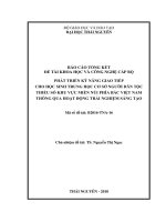Phát triển kỹ năng giao tiếp cho học sinh trung học cơ sở người dân tộc thiểu số khu vực miền núi phía Bắc Việt Nam thông qua hoạt động trải nghiệm (NCKH)