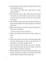 ĐỀ ôn THI cơ sở luật kinh tế đh duy tân