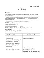 Giáo án Tiếng Việt 2 tuần 23 bài: Tập đọc  Bác sĩ Sói