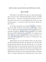 Nghiên cứu giá trị của procalcitonin trong nhiễm trùng sơ sinh sớm 