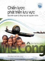 Chiến lược phát triển lưu vực dựa trên quản lý tổng hợp tài nguyên nước