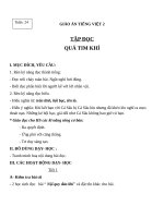 Giáo án Tiếng Việt 2 tuần 24 bài: Tập đọc  Quả tim khỉ