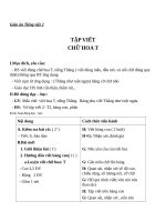 Giáo án Tiếng Việt 2 tuần 23 bài: Tập viết  Chữ hoa T