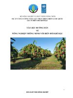 TÀI LIỆU HƯỚNG DẪN VỀ NÔNG NGHIỆP THÔNG MINH VỚI BIẾN ĐỔI KHÍ HẬU