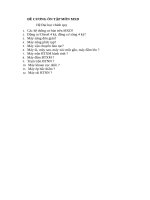 De cuong on tap MXD he DH