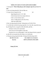 Mot so bp tao moi truong hoc tap tich cuc TINH