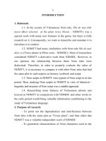 Nghiên cứu chữ nôm và tiếng việt trong văn bản nhị độ mai tinh tuyển tt tiếng anh 