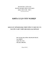KHẢO SÁT MÔ BỆNH HỌC PHỔI VIÊM VÀ MỘT SỐ CĂN  NGUYÊN VIRÚT TRÊN HEO RỐI LOẠN HÔ HẤP  