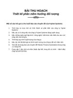 BÀI THU HOẠCH thiết kế phần mềm hướng đối tượng 