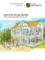 Năm trước khi vào lớp Một Cẩm nang hướng dẫn cho cha mẹ