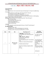 Kế hoạch bài dạy môn mĩ thuật lớp 5 