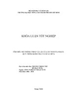     TÌM HIỂU HỆ THỐHG TREO VÀ LÁI CỦA XE TOYOTA HIACE.  QUY TRÌNH KIỂM TRA VÀ SỬA CHỮA     