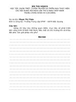 BÀI THU HOẠCH Học tâp, quán triệt, tuyên truyền và trển khai thưc hiện các nội dung Hội nghị TW 8