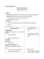 Giáo án Tiếng Việt 2 tuần 22 bài: Tập làm văn  Đáp lời xin lỗi, tả ngắn về loài chim