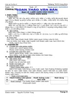 GIÁO ÁN TIN HỌC LỚP 6-TIẾT 38 (TUẦN 18)