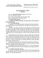 MẪU BẢN KIỂM ĐIỂM ĐV