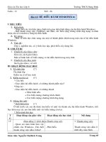 GIÁO ÁN TIN HỌC LỚP 6-TIẾT 26 (TUẦN 9)