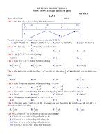 đề thi thử THPT QG 2019   toán   gv nguyễn chiến   đề 01   có lời giải chi tiết
