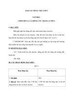 Giáo án Tiếng Việt 2 tuần 21 bài: Tập đọc  Chim sơn ca và bông cúc trắng